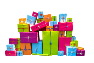 Clipart of wrapped gifts